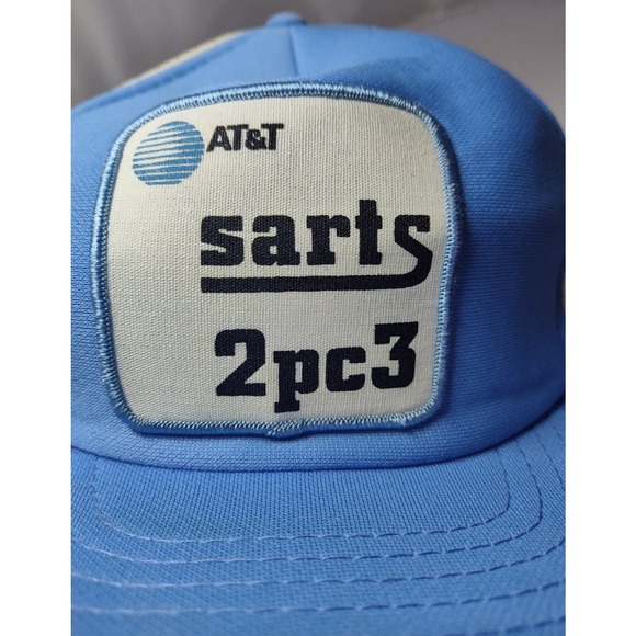 Vintage Namark AT&T Sarts 2pc3 Trucker Mesh Snap Back Hat Cap - Picture 5 of 12